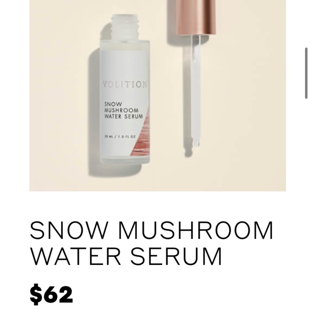 Volition snow water serum